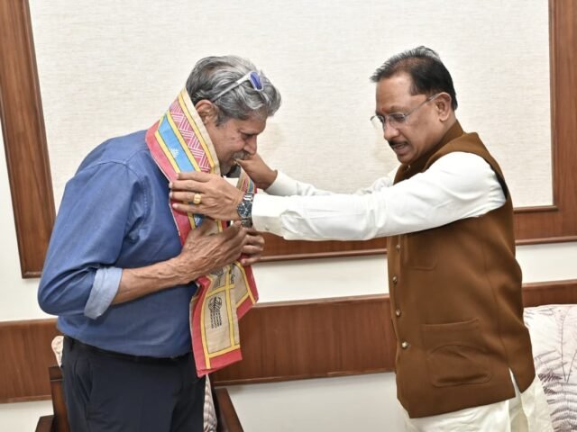 Kapil Dev meets CM Vishnu Deo Sai to discuss sports development in Chhattisgarh