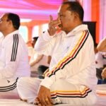 Chhattisgarh CM Vishnu Deo Sai leads International Yoga Day celebrations in Ambikapur Chhattisgarh
